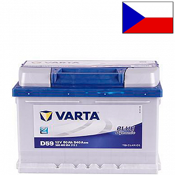 ���� ������������ VARTA Blue Dynamic 6CT 60Ah R+ 540A EN 242x175x175 (560 409 054)